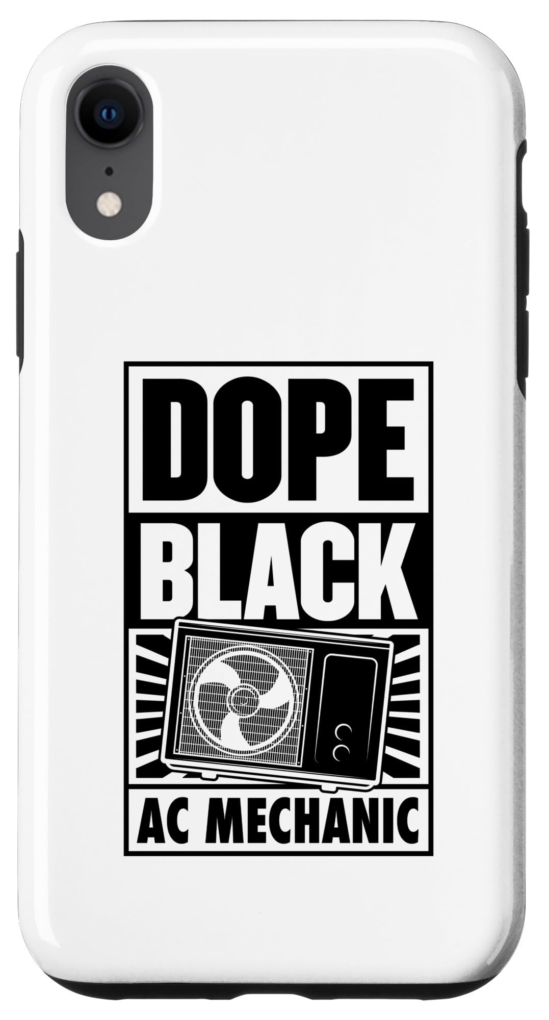 iPhone XR Dope Black AC Mechanic Proud Black AC Mechanic Case