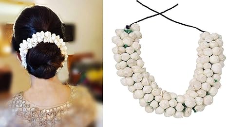 Buy Hair Bun Flower Gajra Beautiful Hair Gajra Accessories For