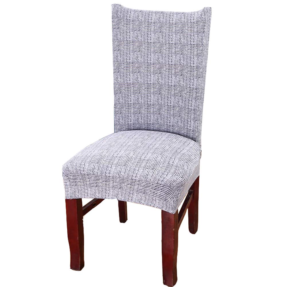 TEERFU 4 Pack Chair Covers Dining Room Chair Slipcovers,Stretch Washable Removable Spandex Chair Protector Cover for Hotel,Restaurant,Home