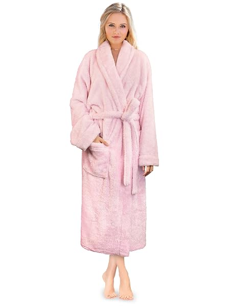 PAVILIA PREMIUM WOMENS PLUSH SOFT ROBE FLUFFY, WARM,...