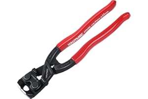 HAUTMEC 8 Inch Nail Puller Pliers Tool, High Leverage End Cutting Pliers, Nail Remover Tool with Anti-Slip Grip, CRV Steel End Cutting Nippers Tool for Pulling or Cutter Nails, Small Bolts and Wires