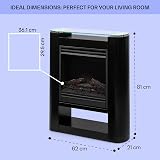 Klarstein Electric Fireplace 1800W LED Flame Mantel Suite Remote Timer Temp view 5
