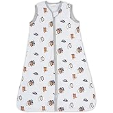 LollyBanks Organic Cotton Baby Sleep Sack, 0.5 TOG, 2-Way Zipper, Newborn to 6 Months, Cowboy Outfit