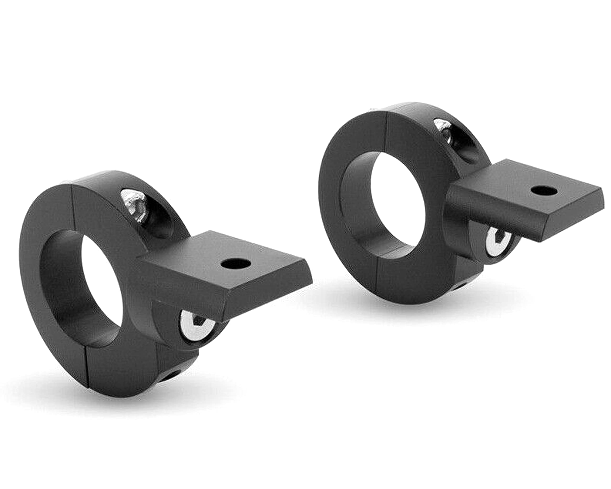 Alchemy Parts Motorbike Spotlight Fog Light Brackets Universal Mounting Tube Driving Light Clamps for 22mm to 28mm (7/8" to 1 1/8" inch) Engine Crash Bars 2Pcs