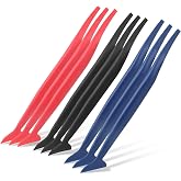 9 Pcs Car Micro Squeegee Curves Slot Tint Tool Set, Vinyl Wrap Tools, Vinyl Wrap Squeegee Car Wrap Tools with Different Hardness for Installing Vehicle Wraps and Auto Stickers Car Wrap Tools