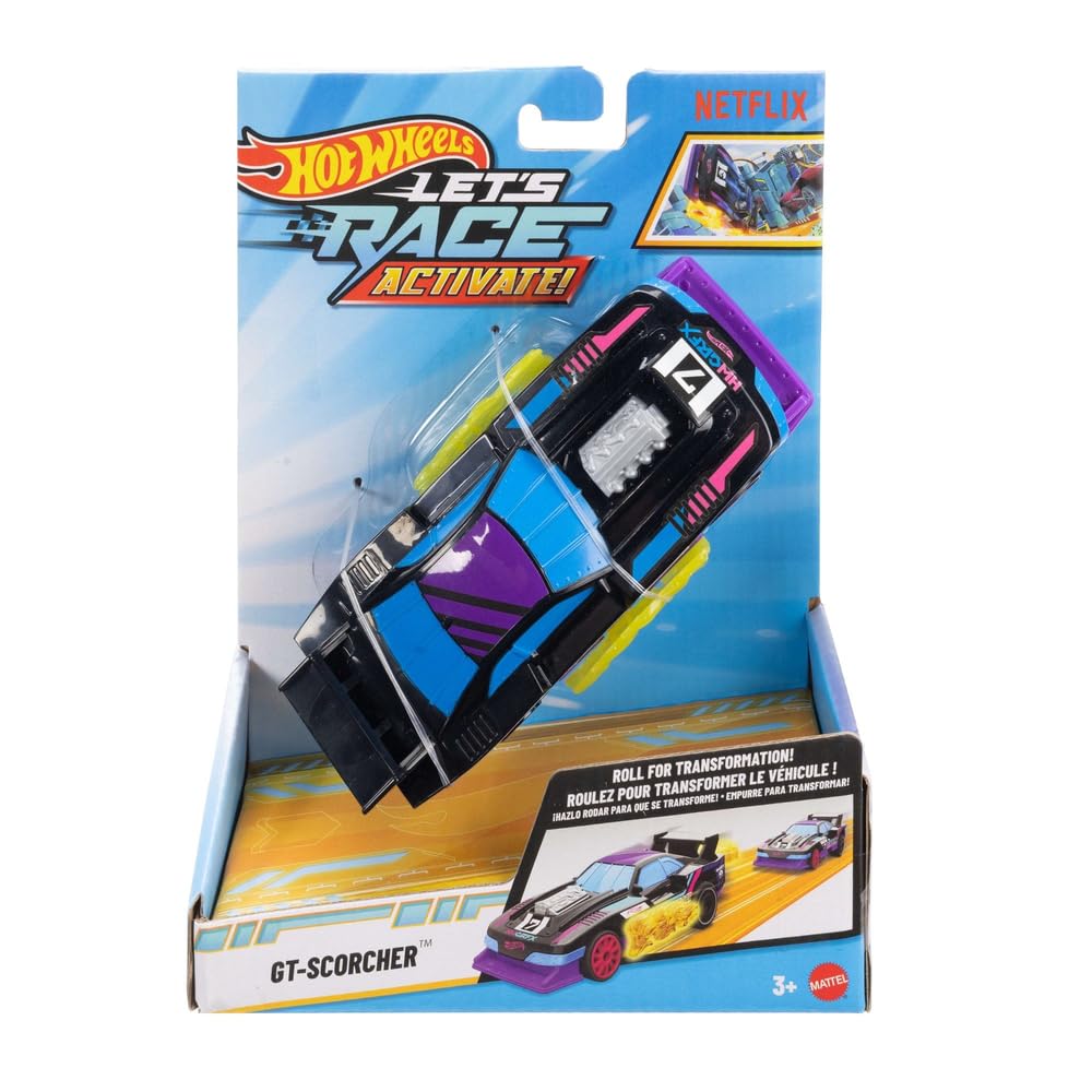 Hot Wheels Let'S Race Power Activated Gt-Scorcher