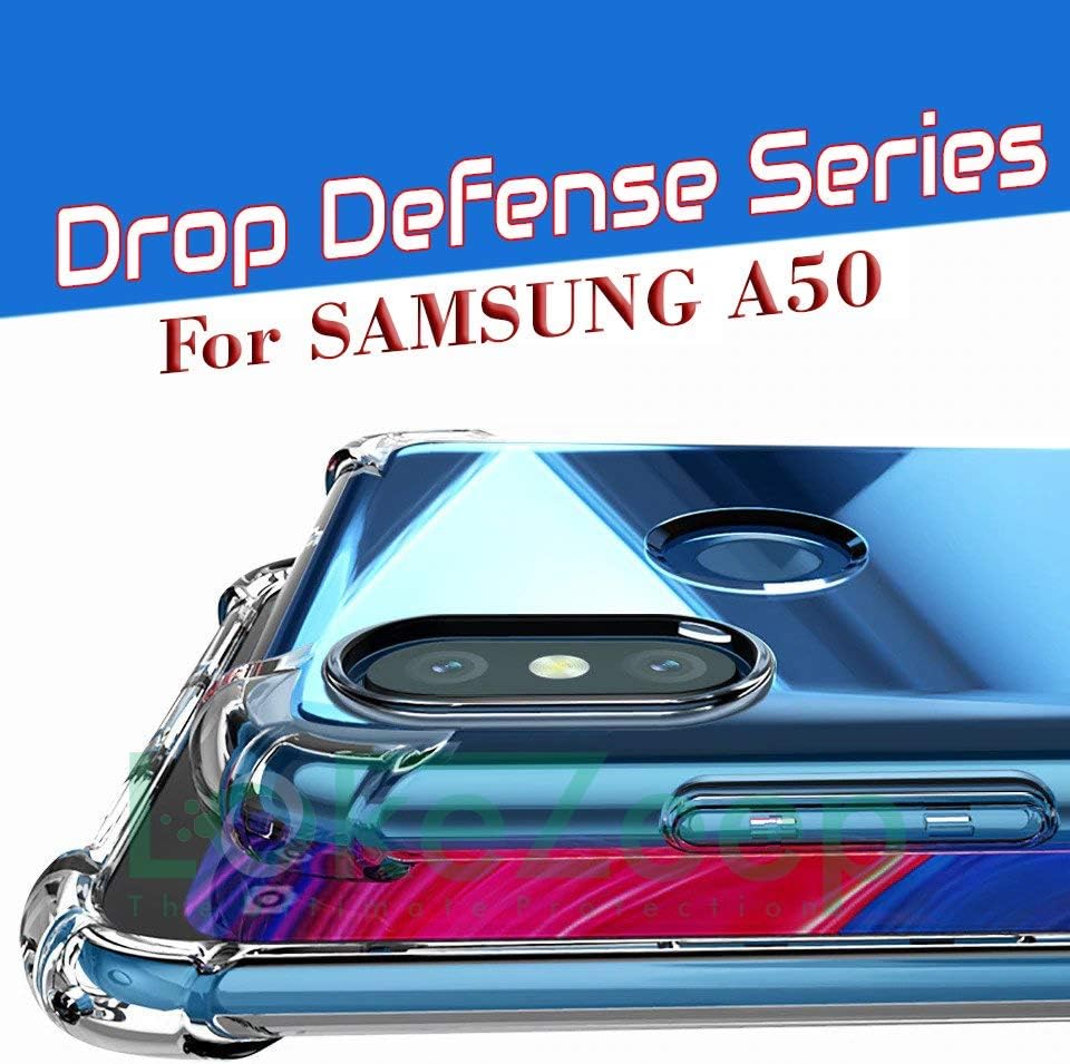 Lokezeep Samsung Galaxy A50 Case Back Cover [Drop Defense Series] Full Body Protective Soft Phone Mobile Cover with…