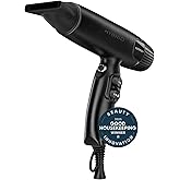 GAMMA+ Hybrid Professional Hair Dryer Lightweight, Ionic Technology, Low Noise with 2 Nozzles and Diffuser