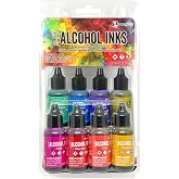 Ranger Tim Holtz Alcohol Inks 8 Pack Retro TAK83009