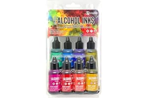 Ranger Tim Holtz Alcohol Inks 8 Pack Retro TAK83009