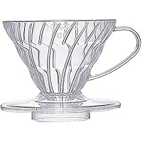 Hario V60 Plastic Coffee Dripper, Size 01, Clear