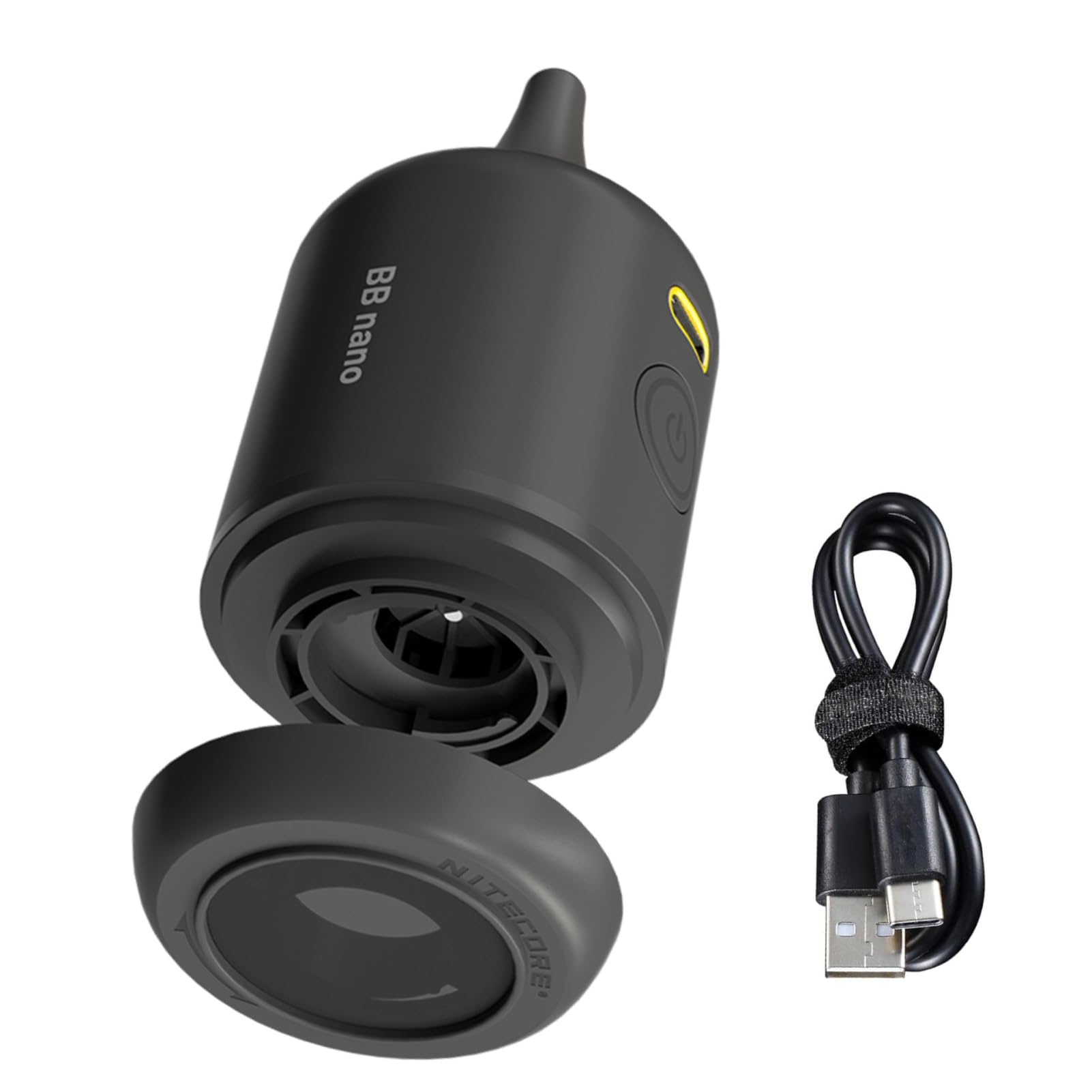 Nitecore BB Nano Electronic Photography Blower for Camera and Lens, 40 km/h Wind Speed. Portable, versatile electronic blower, lightweight and compact.