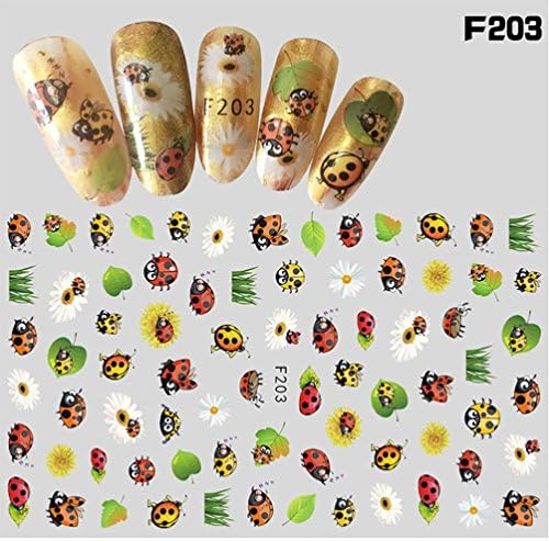 Elaco 1Pcs Women Nail Art Nial Sticker Halloween Designs Girl Beauty Nail Tools (I)
