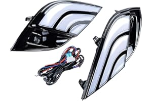 ASTRA DEPOT USA 1 Pair of LED DRL Daytime Running Lamp w/Turn Signal Fog Light Compatible with Toyota Camry 2018 SE XSE 2019 2020