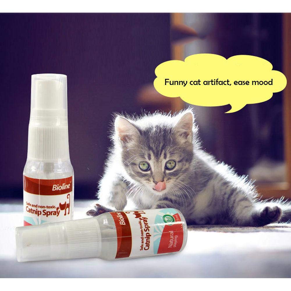 KOBWA 1 PCS 100 Natural Catnip Spray, Organic Liquid Fresh Extract