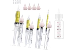 HAOYUSTORE Pet Pacifiers are Suitable for Feeding Newborn Puppies, Cats, and Small Mammals (Including Bottle Set 3)