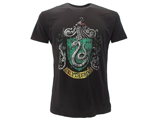T-Shirt Slytherin Haus Symbol Waffen Harry Potter - 100% Offiziell Warner BROS