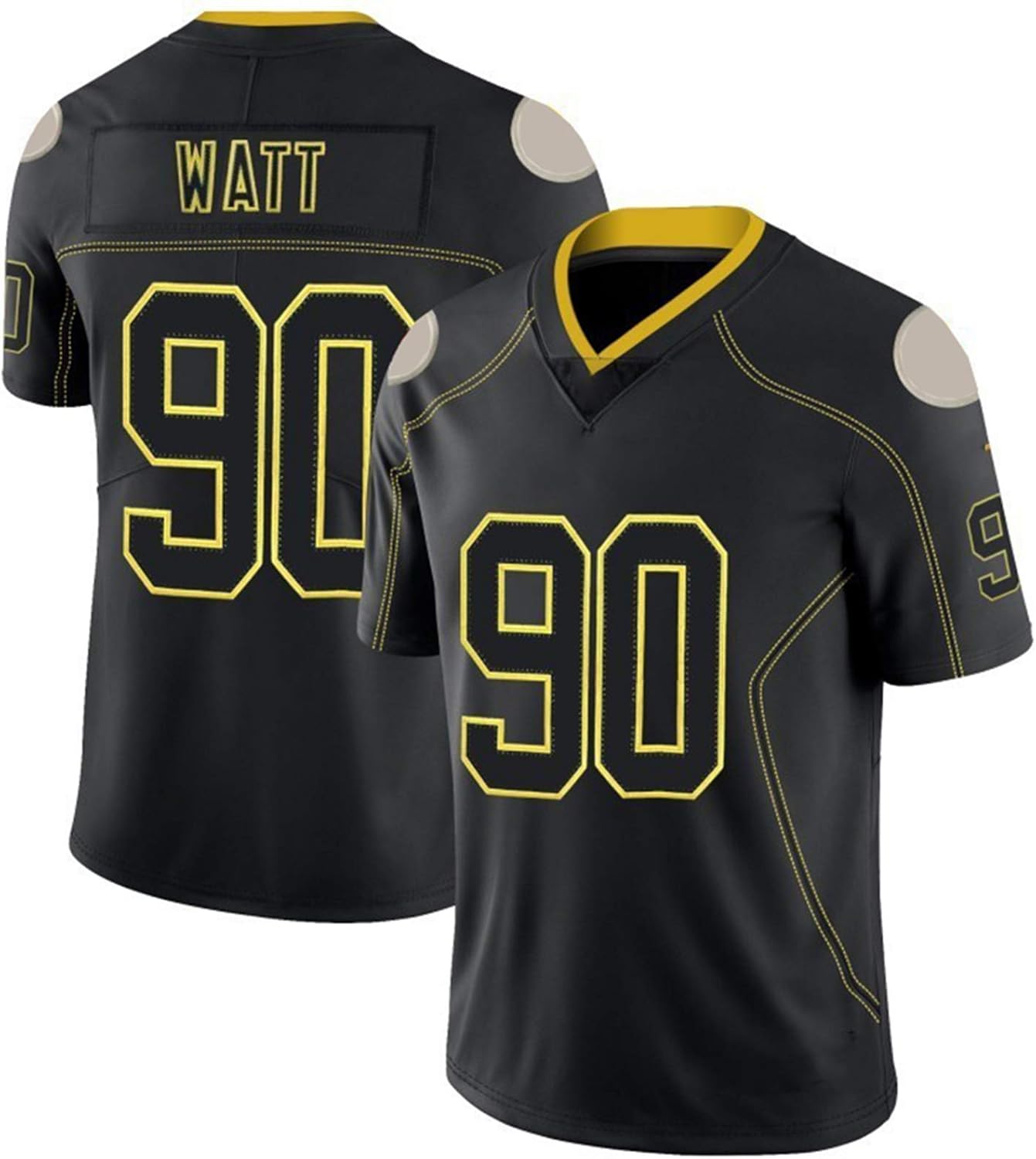 MEASBQ American Football Shirt, Training wear Jersey No. Watt90, The
