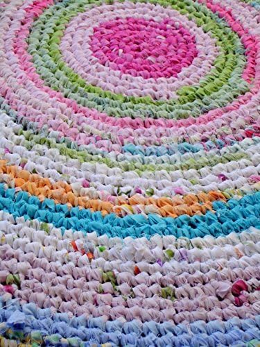 rag rug braided rag rug, shabby, boho,reclaimed/recycled materials, ecofriendly home decor, bathroom mat, kitchen accent rug