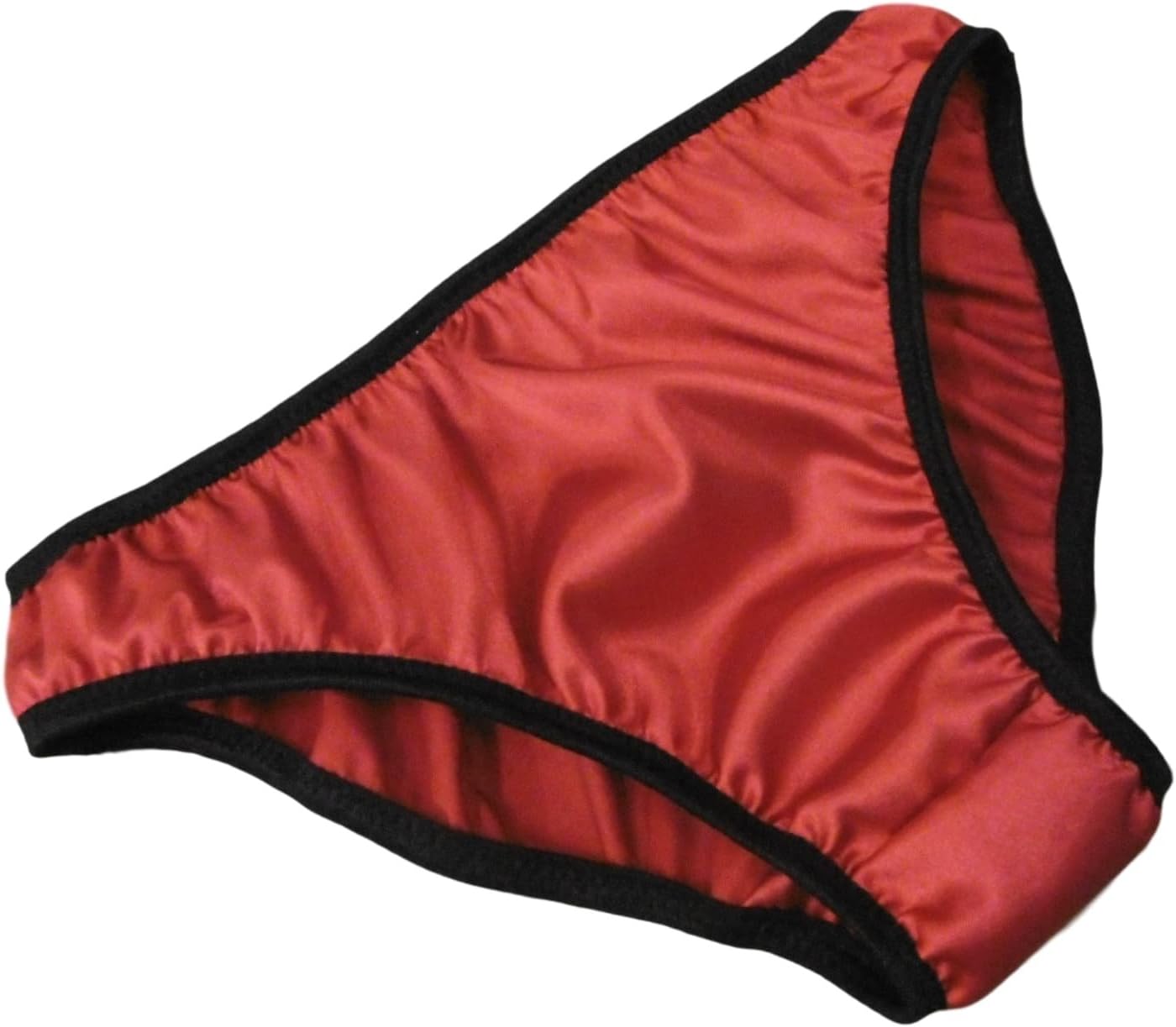 FDL Satin bikinisRED Shimmering SATIN plain and simple BIKINI BRIEFS panties knickers
