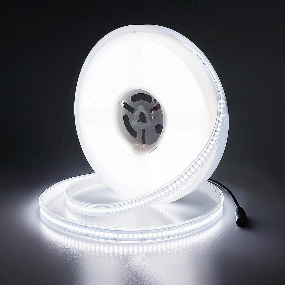 JOYLIT 24V LED Strip Lights 5M 6000K Cool White Outdoor Waterproof 14000LM Ultra Bright