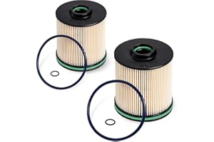2 Pack TP1015 Fuel Filter with Seals, Compatible with 2017-2025 Chevy Silverado GMC Sierra 6.6L Duramax Diesel, Replace 23304