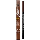 Absolute New York Super Slim Brow Pencil, Fine Point, Dual Ended, Fade Resistant and Long Lasting (Pecan)