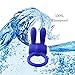 Rabbit Vibrating Penis Ring Set (3 pack) from Blue Lolly, Dual Pleasure Waterproof Medical Grade Silicone Cockring!