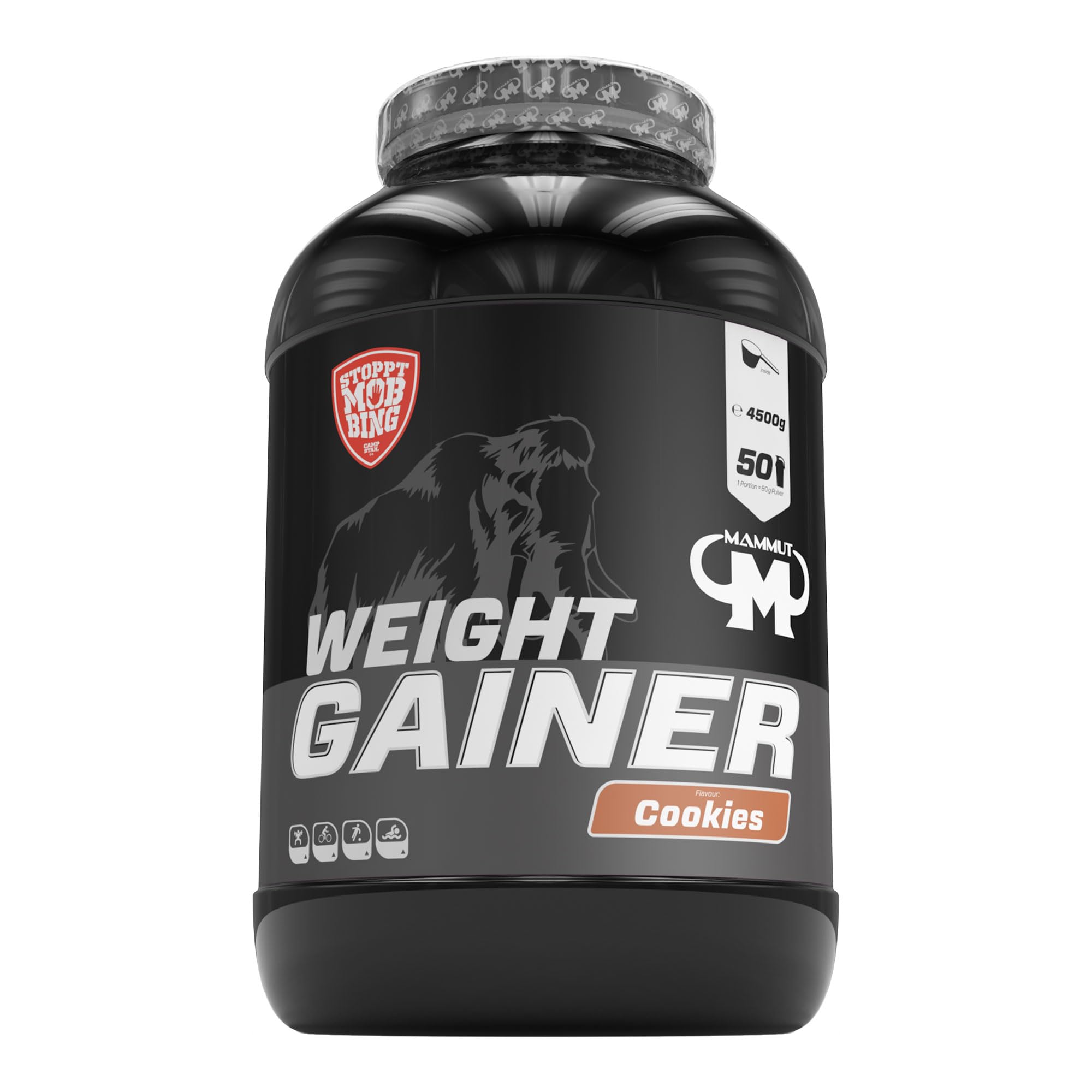 Mammut 4500 g Cookies Weight Gainer Crash 5000