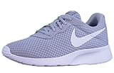 Nike Womens Tanjun Running Sneaker Wolf Grey/White 7