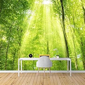 Wall Mural Forest Removable Wallpaper Wall Sticker for Bedroom Living Room - 66x96 inches