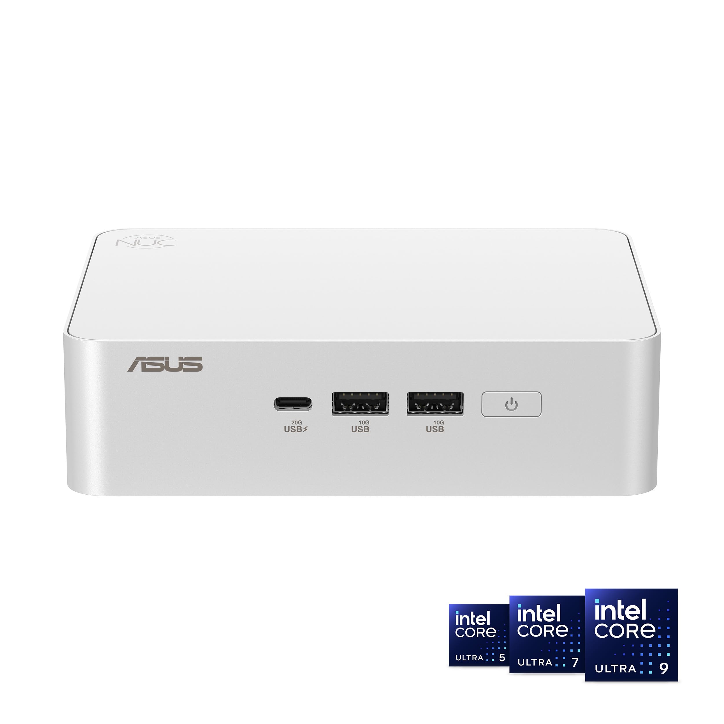 ASUS NUC 15 Pro+ Full System Mini PC with Intel Series 2 Core Ultra 7 255H, 32GB DDR5 RAM, 1TB SSD, Thunderbolt™ 4, Wi-Fi 7 & Bluetooth 5.4, Win 11 Home, Toolless Silver Aluminum Chassis, VESA Mount