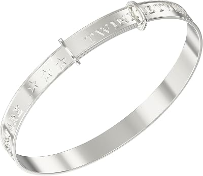 Aeon Expanding Baby Bangle 925 Sterling Silver 0-5 Years Gift Box Polishing