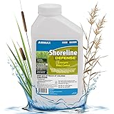 Airmax Shoreline Defense Emergent Weed Control Herbicide, 1 Quart | Concentrated glyphosate treatment controls phragmites, pond grass &amp; cattails in aquatic shoreline areas