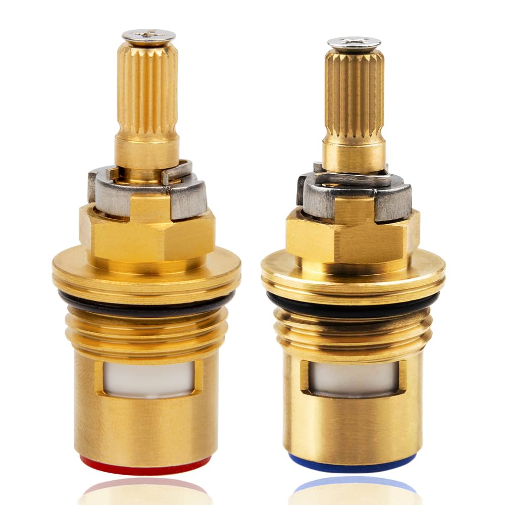 Photo 1 of 2 Pack Faucet Cartridges Replacement Compatible With K-GP77005-RP K-GP77006-RP, Kohler Parts Replacement Shower Faucet Stem Ceramic Valve Fit for Kitchen Bathroom
