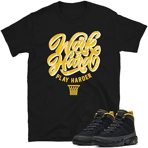 dark charcoal university gold shirt