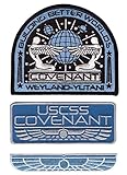 Set of 3- Covenant Crew Wings Weyland Corp Crew Uniform Alien Movie Cosplay Patch