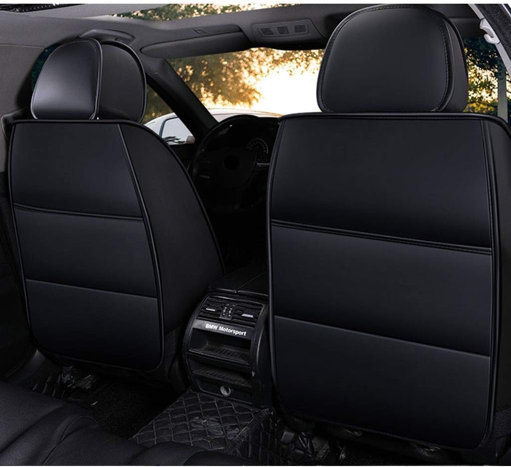 Housse Siege Voiture Car Seat Cover Universal Set Faux Cuir Impermeable Convient For Audi A3 A6 A5 A8 Q3 Rs4 Couleur Black Q5 Ensembles De Housses De Siege Auto Et
