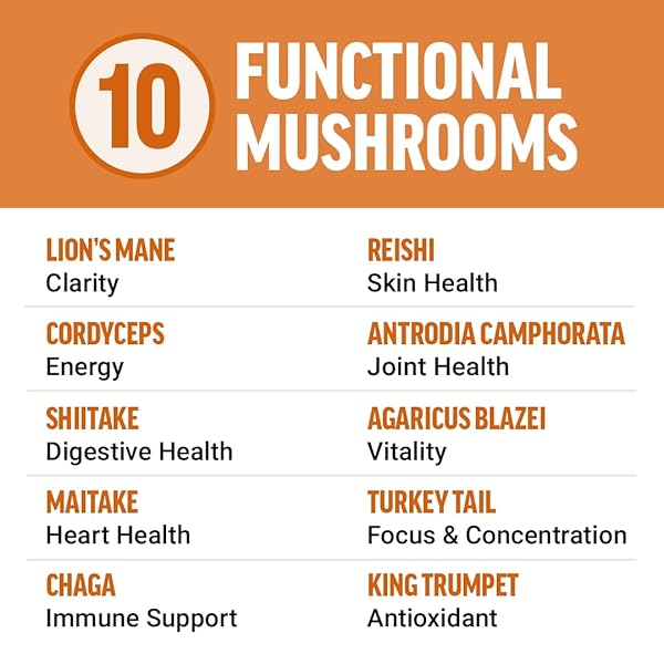 FORCE FACTOR MODERN MUSHROOMS CAPSULES, MUSHROOM SUPPLEMENT WITH LIONS MANE, TURKEY TAIL, & CORDYCEPS TO SUPPORT ENERGY, FOCUS, IMMUNITY, & DIGESTION, 90 VEGETABLE CAPSULES