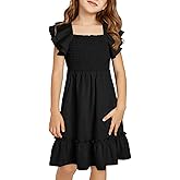 blibean Tween Girls Elegant Ruffle Sleeve Dresses Size 6-15 Years