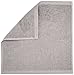 Amazon Basics face Towels for bathroom, 100% Cotton Extra Absorbent washcloth, Fast Drying salon towel - 24 Pack Gray (12 x 12 inches)