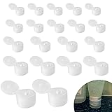 20-Pack with 5 Sizes Reusable, Leak-Proof Caps Flip