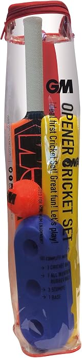 Gunn & Moore GM Opener Children Cricket Set Bat Ball Wickets All-Weather view 2