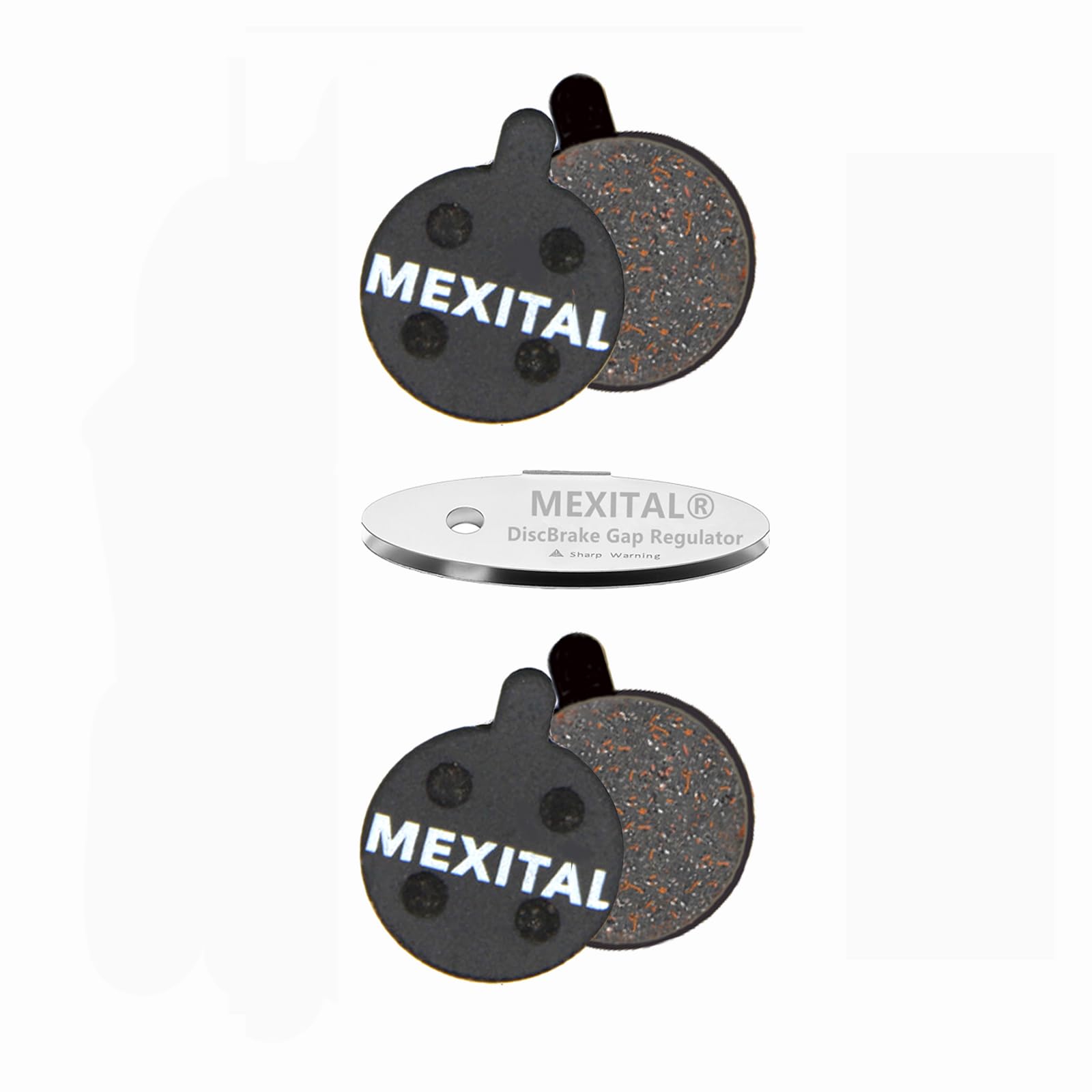 MEXITAL 2 pairs Disc Brake Pads fit for Zoom DB280 DB350 DB450 DB550 DB650 Alongha SNG Apse Artek Apollo Shockwave X-Rated