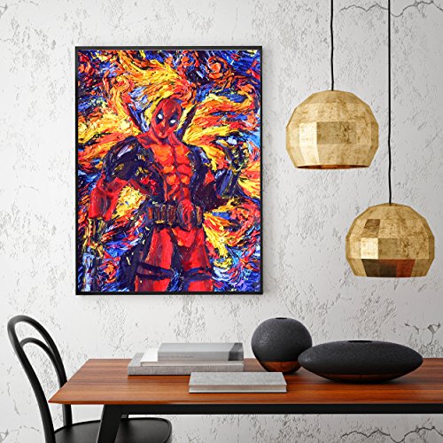 Uhomate-Superhero-Wall-Decor-Vincent-Van-Gogh-Starry-Night-Posters-Home-Canvas-Wall-Art-Print-Nursery-Decor-Living-Room-Wall-Decor-A102-11X14
