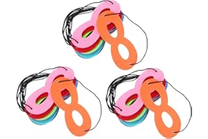UPKOCH 36pcs Superhero Mask Felt Eye Mask for Boys and Girls Halloween Dress up Birthday Party Role Play Co