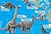 CoolOwlMaps World of the Dinosaurs Wall Map Poster - 36x24 Rolled Paper Kids Map