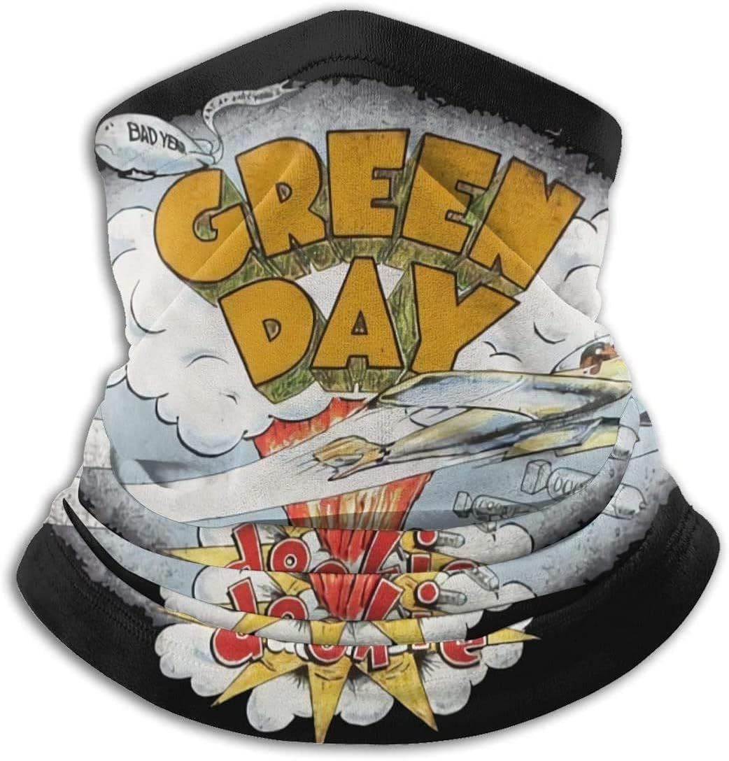 Green Day Dookie Face Mask Seamless Bandanas Balaclava Neck