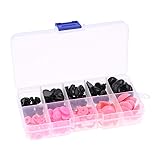 150PCs Plastic Safety Nose 5 Sizes Craft Triangle