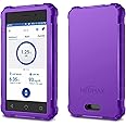 MEDMAX Silicone Case for Omnipod Dash PDM (Personal Diabetes Manager), Lightweight Shockproof Anti Slip Protective Cover Soft Gel Skin with Raised Bezel for Omnipod Dash Device (Purple)